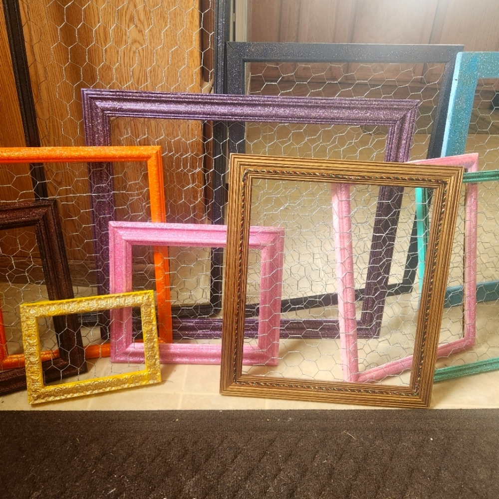 Hand crafted, blinged out earring/jewelry hangers.